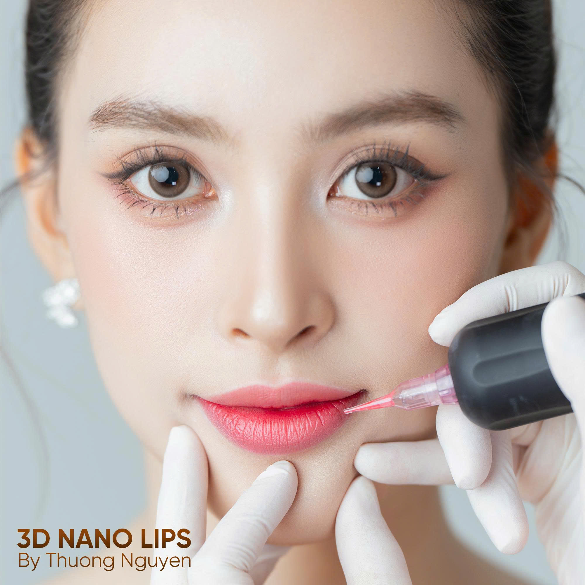 Môi 3D Nano Châu Âu Cùng Hoa Hậu Tiểu Vy